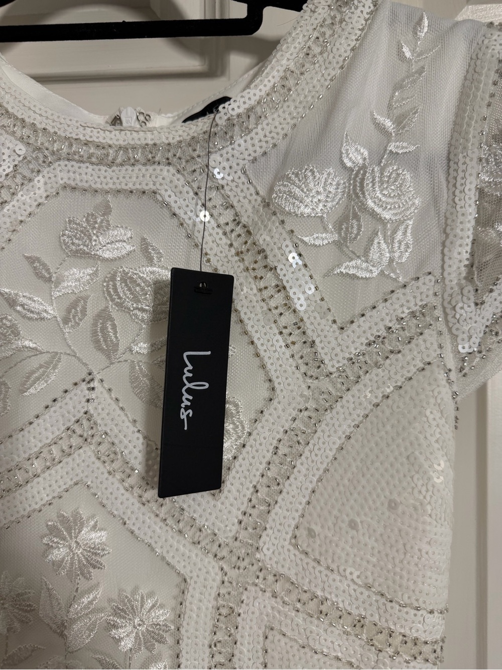 Lulu's White Embroidered Lace Mini Dress - Picture 6 of 8